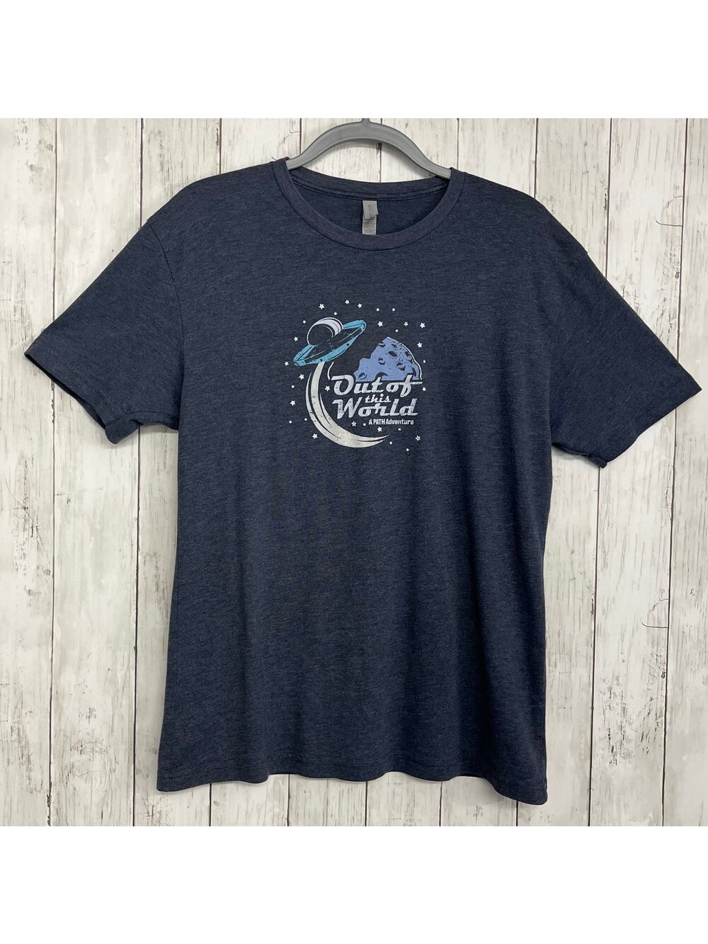 A PATH Adventure Out Of This World Short Sleeve Crew Neck Tee T-Shirt Large